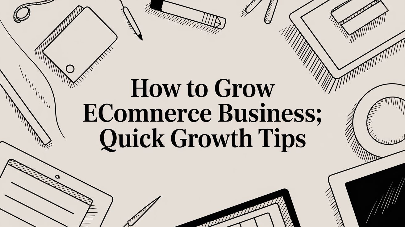 How to Grow Ecommerce Business: Quick Growth Tips